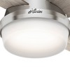Hunter Dempsey 44" Lighted Ceiling Fan Brushed Nickel Finish with Integrated LED and Handheld Control - 3 of 4