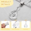 Unique Bargains Metal Outdoor Garden Decorative Tablecloth Weight Clips 4 Pcs - 3 of 4