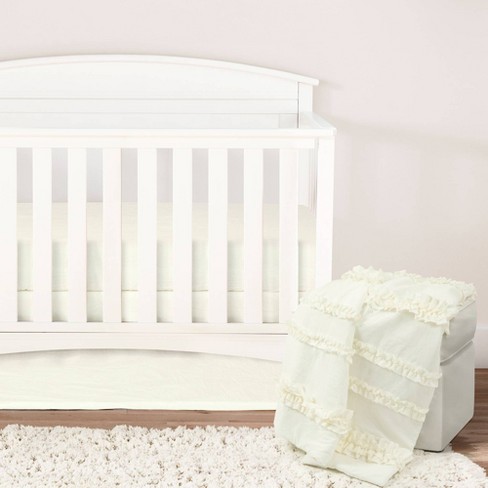 Ivory store crib skirt