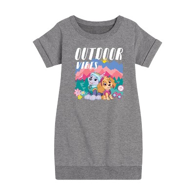 - Paw Patrol - Outdoor Vibes Graphic Short Sleeve Fleece Dress