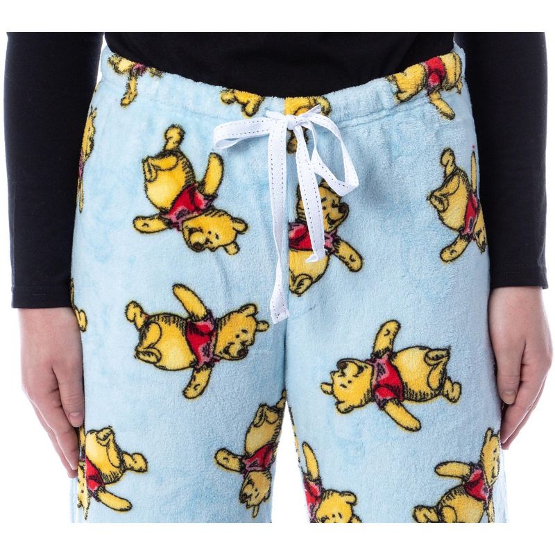 Disney Women's Winnie The Pooh Sketch Toss Print Loungewear Pajama Pants, 3 of 5