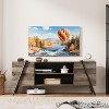 COZONY Mid-Century Modern TV Stand with Adjustable Shelves, Stylish Entertainment Center with Storage for Living Room - 3 of 4