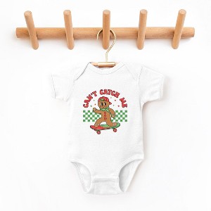 The Juniper Shop Gingerbread Man Skateboard Baby Bodysuit - 1 of 3