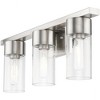 Livex Lighting Carson 3 - Light Vanity in  Brushed Nickel - 2 of 4