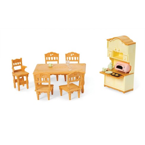 Calico Critters Kitchen and Fridge Set