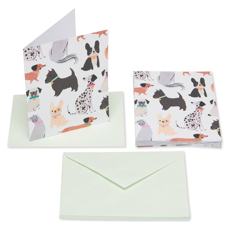 10ct Blank Carlton Cards with Envelopes Dogs, 3 of 7