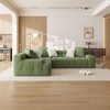 Deep Seat Sectional Couch, Modular Design with Anti-Slip Base, 113-Inch for Large Spaces - 3 of 4