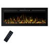 IHOMEADORE Smart LED Electric Fireplace with Remote,compatible with Google Home and Alexa - 2 of 4