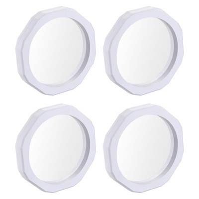 Unique Bargains TPU film 3D Octagon Shape Jewelry Box 4 Pcs