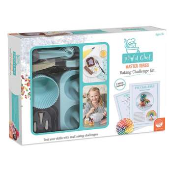 MindWare Playful Chef: Master Series Baking Challenge Kit for Kids  Ages 8 & up – 26 Utensils with 3 Baking Challenges