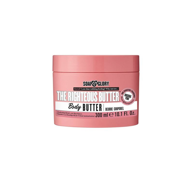 Soap &#38; Glory The Righteous Butter Moisturizing Body Butter - Original Pink Scent - 10.1 fl oz, 1 of 9
