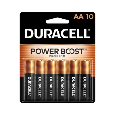 Duracell Coppertop AA Batteries - 10 Pack Alkaline Battery