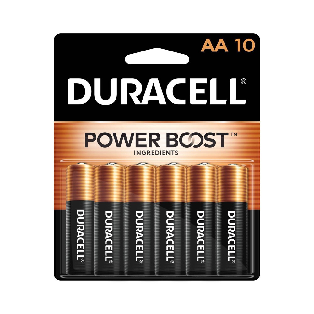 Photos - Battery Duracell Coppertop AA  - 10pk Alkaline Battery 