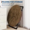 Comfy Oversized Saucer Chair - Plush Reading Lounger for Adults, Sturdy XL Frame, Foldable Accent Chair for Bedroom, Living Room & Dorm - 4 of 4