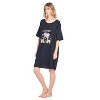 Casual Nights Women's Short Sleeve Printed Scoop Neck Sleep Tee - 2 of 4