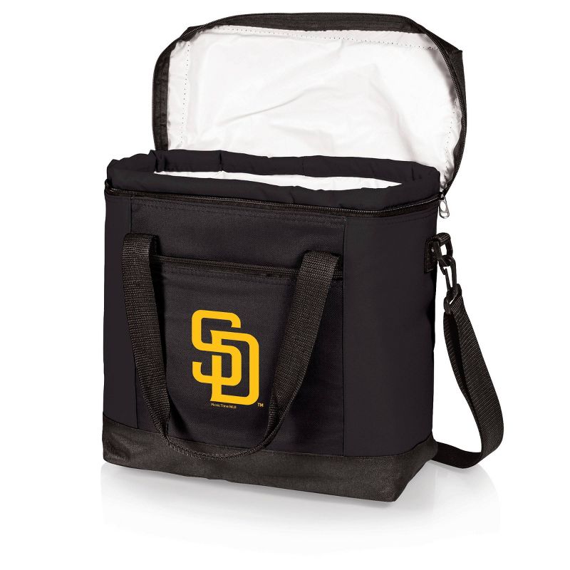 MLB San Diego Padres Montero Cooler Tote Bag - Black, 3 of 4