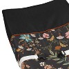 Sweet Jojo Designs Girl Changing Pad Cover Boho Floral Wildflower Black Orange and Blue - 4 of 4