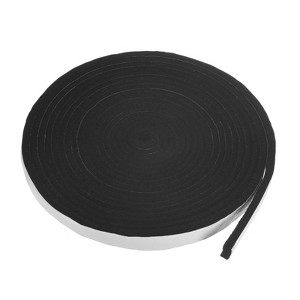 Unique Bargains High Temp Self Stick Heat Resistant BBQ Gasket Tape Grill Gasket Black White 1 PC 0.6" x 0.2", 20FT - 1 of 4