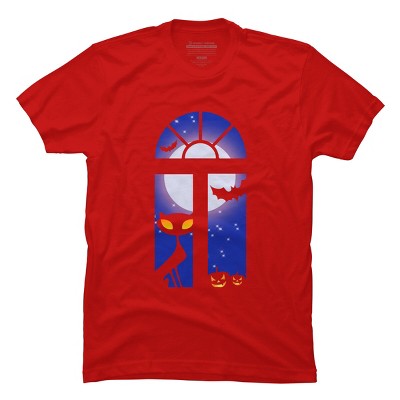 Men's Design By Humans Halloween Mood By CuckooParrot T-Shirt