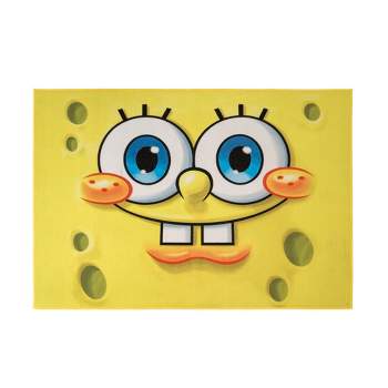 Nickelodeon SpongeBob Square Pants 5'x7' Kids' Rug Yellow
