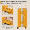 Luupatchy Business Aluminum Frame Zipperless Checked Luggage Hard Shell Suitcase with TSA Lock - 4 of 4