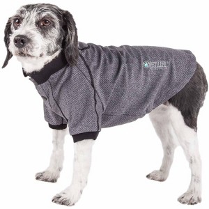 Pet Life (R) Active 'Fur-Flexed' Relax-Stretch Wick-Proof Performance Dog Polo T-Shirt - 1 of 4