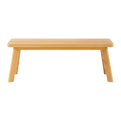 Shelburne Warm Natural 48" Birch and Maple Dining Bench