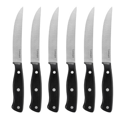 Cuisinart 6pc Stainless Steel Triple Rivet Steak Knives - C77TR-S6SK