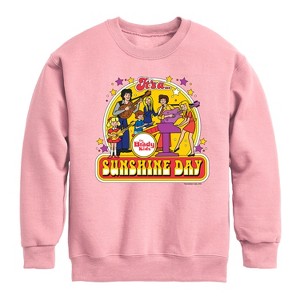 Boys' - The Brady Bunch - The Brady Kids Graphic Long Sleeve Fleece Sweatshirt - 1 of 4