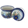 Blue Rose Polish Pottery 549 Vena French Butter Dish - 2 of 2
