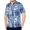 LA LEELA Mens Hawaiian Shirts Short Sleeve Button Down Shirt Floral Shirt Men Summer Beach Casual Vacation Aloha Shirts for Men Funny - 3 of 3