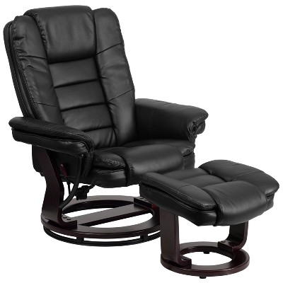 target leather recliner