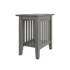 AFI Furnishings Mission Chair Side Table Set of 2 AG - 3 of 4