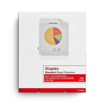 Staples Nonstick Top-Loading Sheet Protectors 10524CT-CC