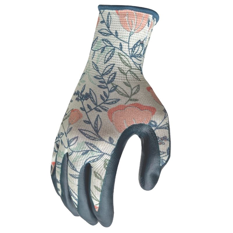 Digz S Nitrile Multicolored Gardening Gloves, 1 of 2