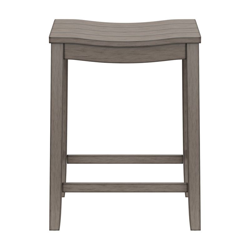Fiddler Backless 24&#34; NonSwivel Counter Height Barstool Aged Gray - Hillsdale Furniture, 5 of 13