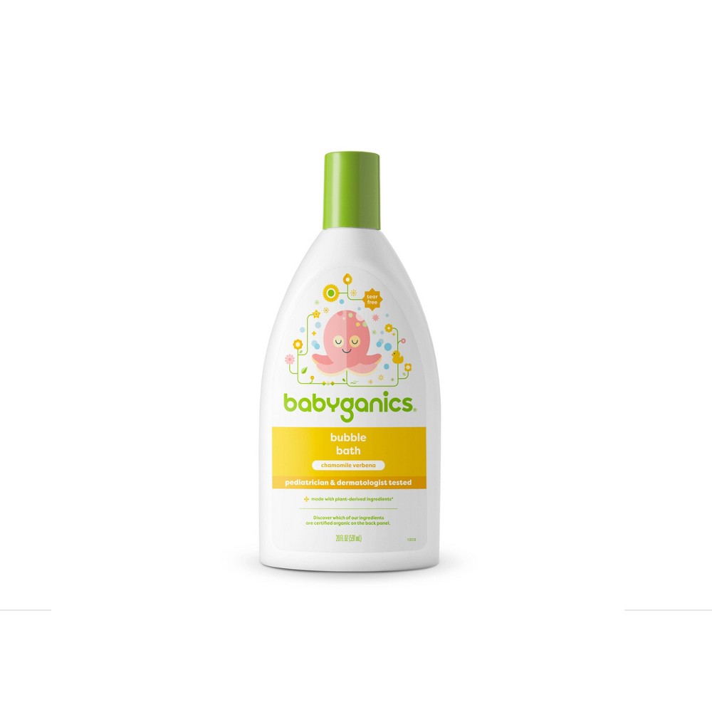 Babyganics Bubble Bath Chamomile Verbena - 20 fl oz Packaging May Vary