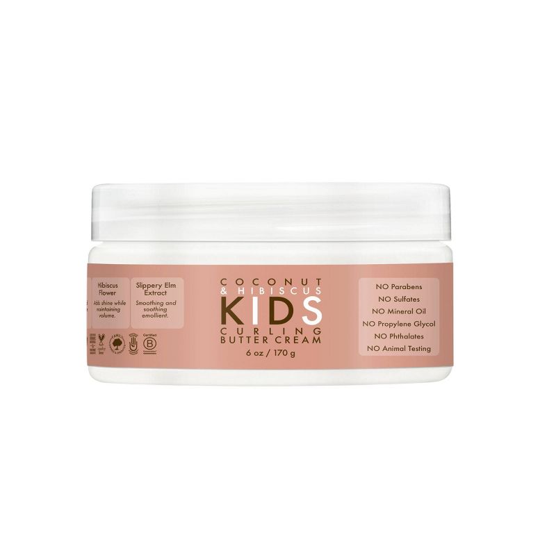 SheaMoisture Coconut &#38; Hibiscus Kids&#39; Curling Hair Butter Cream - 6oz, 3 of 14