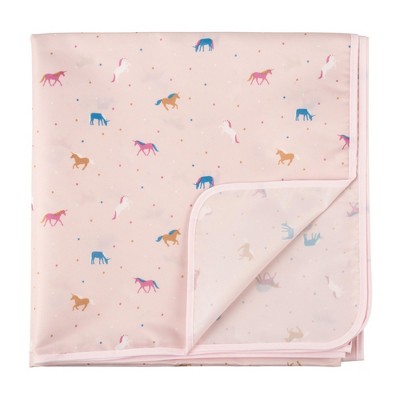 Tiny Twinkle Mess-Proof Splat Mats for Under High Chairs or Table Cover for Art Projects for Baby and Toddler (51" x 51")