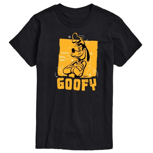 Men s Disney Goofy Still Cool Short Sleeve Graphic T Shirt Black X Small