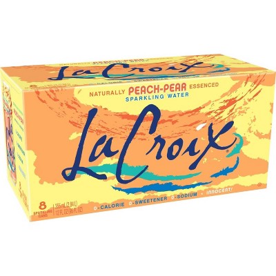 LaCroix Peach-Pear Sparkling Water - 8pk/12 fl oz Cans