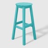 WestinTrends Malibu 24" All Weather Hdpe Outdoor Patio Round Backless Counter Stool - 4 of 4
