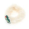 Unique Bargains Christmas Hair Hair Ties Plush Tree for Christmas Beige 1 Pc - 4 of 4