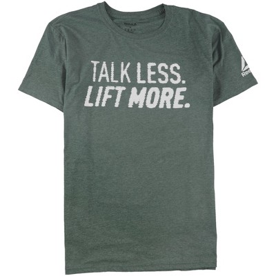 Reebok Mens Talk Less Lift More Graphic T-Shirt