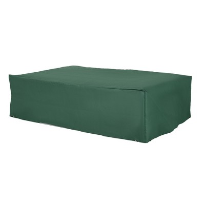 Outsunny Patio Sectional Furniture Sofa Cover, Waterproof Lightweight Polyster, 97"L x 65"W x 26"H