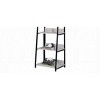 Kumasinova 3/5 Tier Ladder Bookshelf with Sturdy Metal Frame,Vertical Display Storage Shelf for Living Room & Study,Modern Freestanding Book Shelf - 3 of 4