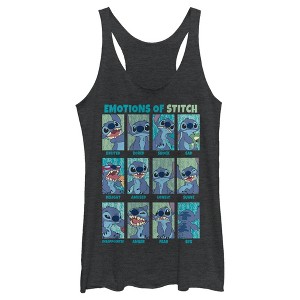 Women's Lilo & Stitch Emotions of 626 Racerback Tank Top - 1 of 4