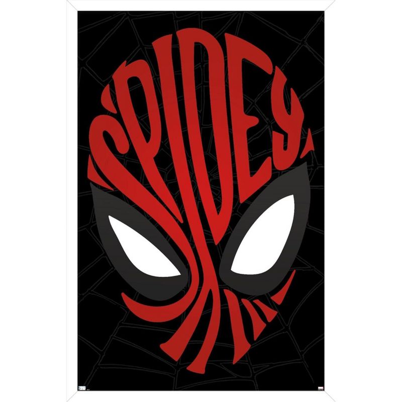 Trends International Marvel Comics - Spider-Man - Text Face Framed Wall Poster Prints, 1 of 7