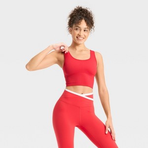 Women's Seamless Cropped Tank Top - All In Motion™ - 1 of 4