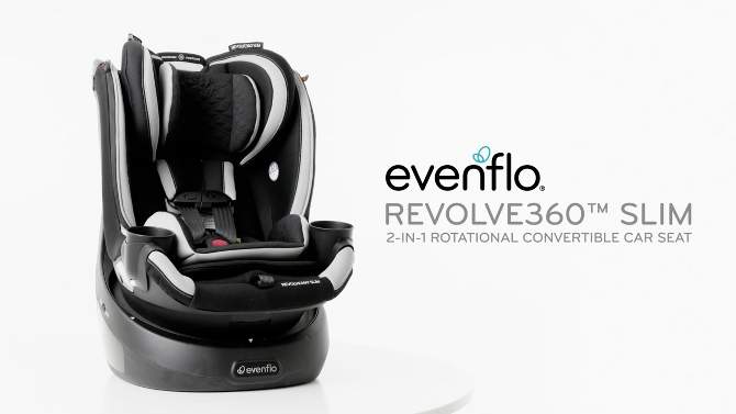 Evenflo Revolve 360 Slim 2-in-1 Rotational Convertible Car Seat, 2 of 32, play video